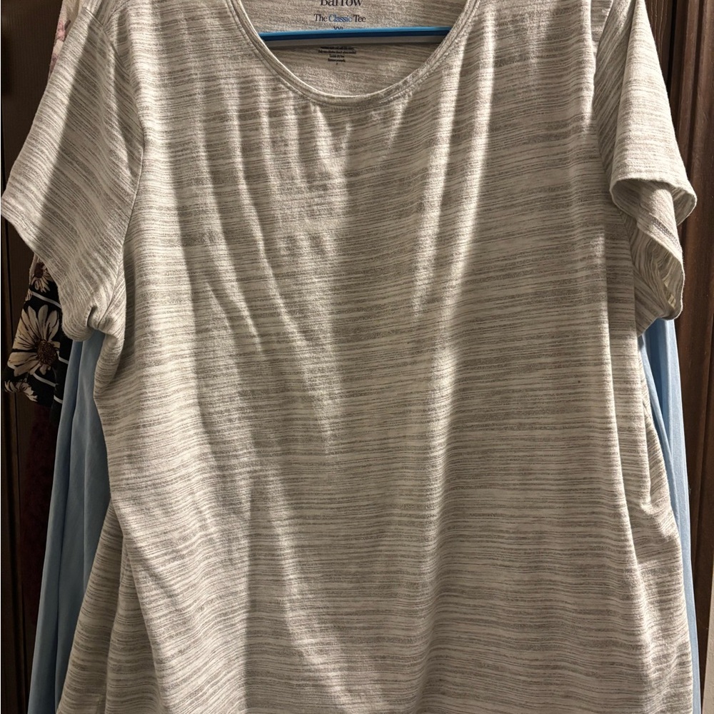 Croft & Barrow Gray Short Sleeve Relaxed T-Shirt